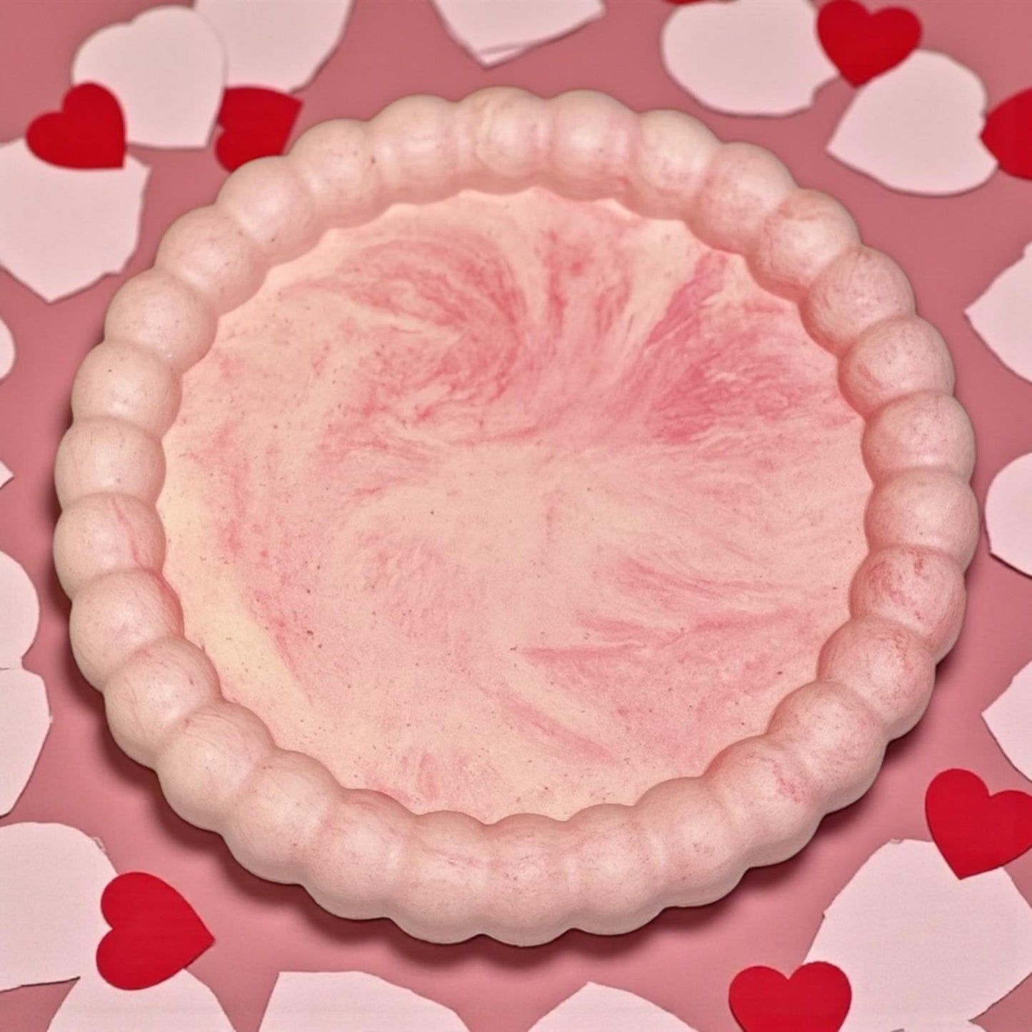Vide-poche marguerite rose pastel marbrĂ© en Jesmonite, fait main en France. PiĂšce artisanale unique, douce et poĂ©tique, parfaite pour une dĂ©co zen, romantique ou kawaii đ