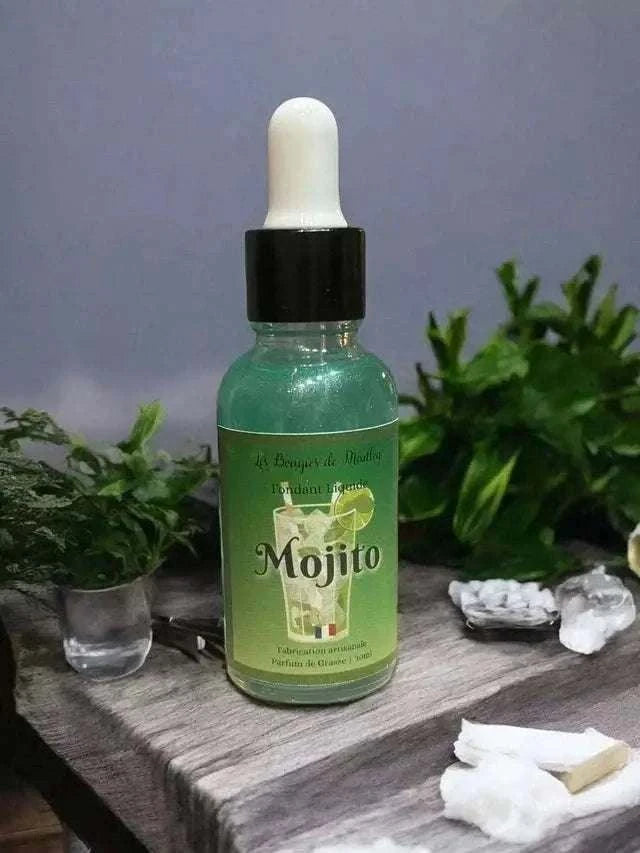 Laisse entrer la bonne humeur avec nos fondants parfumés liquides Fruits & Soleil! Pêche Monoï, Mojito, Fruits rouges, Hibiscus. Fait main en France.