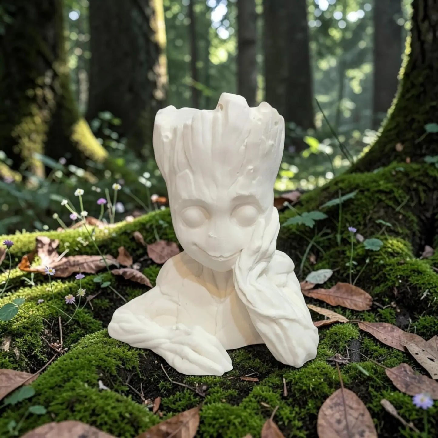 Figurine gardien de la forêt à peindre – kit créatif DIY fantasy nature et univers féerique 🌿✨