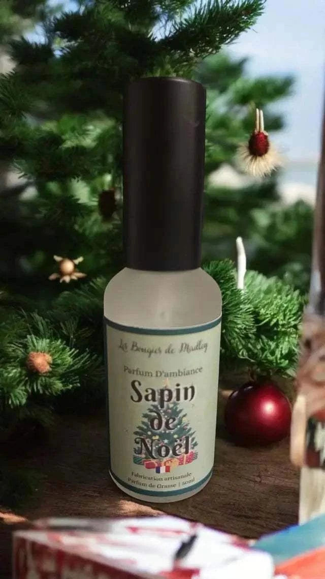 Crée la magie de Noël avec nos parfums d’ambiance artisanaux: Sapin, Épice de Noël, Sucre d’orge, Pain d’épice, Marrons glacés.
