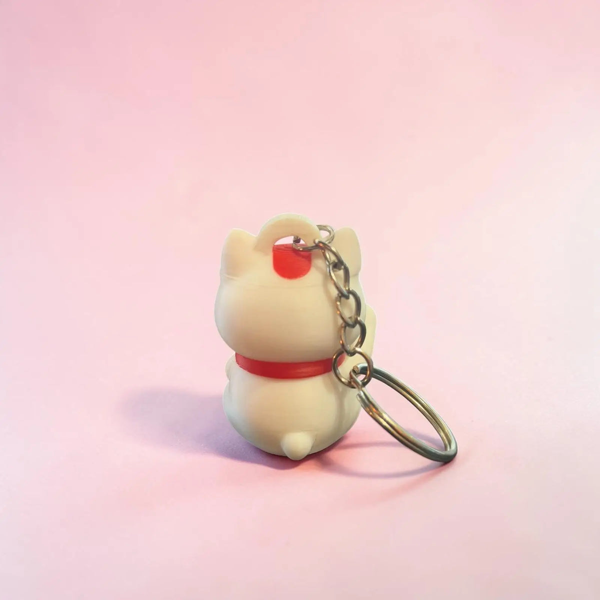 Porte-clé chat japonais Maneki Neko kawaii en PLA imprimé en 3D – porte bonheurPorte-clé chat japonais Maneki Neko kawaii en PLA imprimé en 3D – porte bonheur