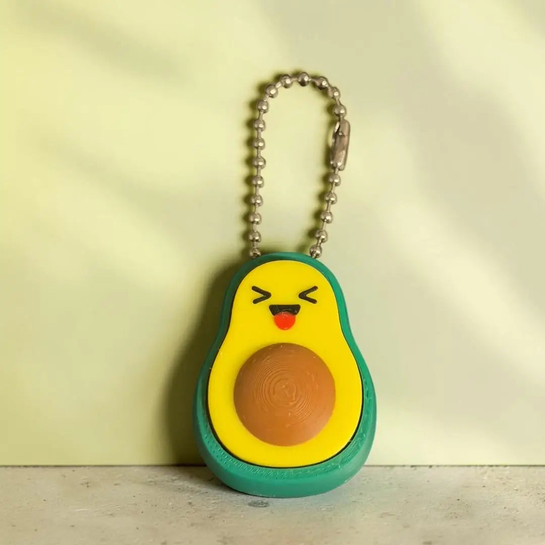 Porte-clĂ© Clicker Avocat Kawaii â Anti Stress Fidget Epoxy Kawaii