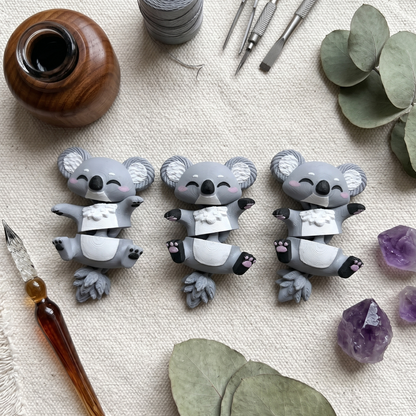 Porte-clé Koala articulé 3D – Bébé Koala Kawaii Epoxy Kawaii