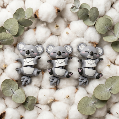 Porte-clé Koala articulé 3D – Bébé Koala Kawaii Epoxy Kawaii