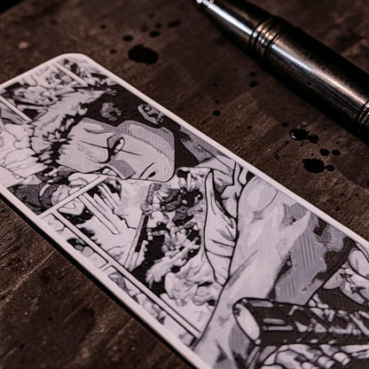 Marque-page style manga pirate en impression 3D noir et blanc avec plusieurs modèles de personnages au choix