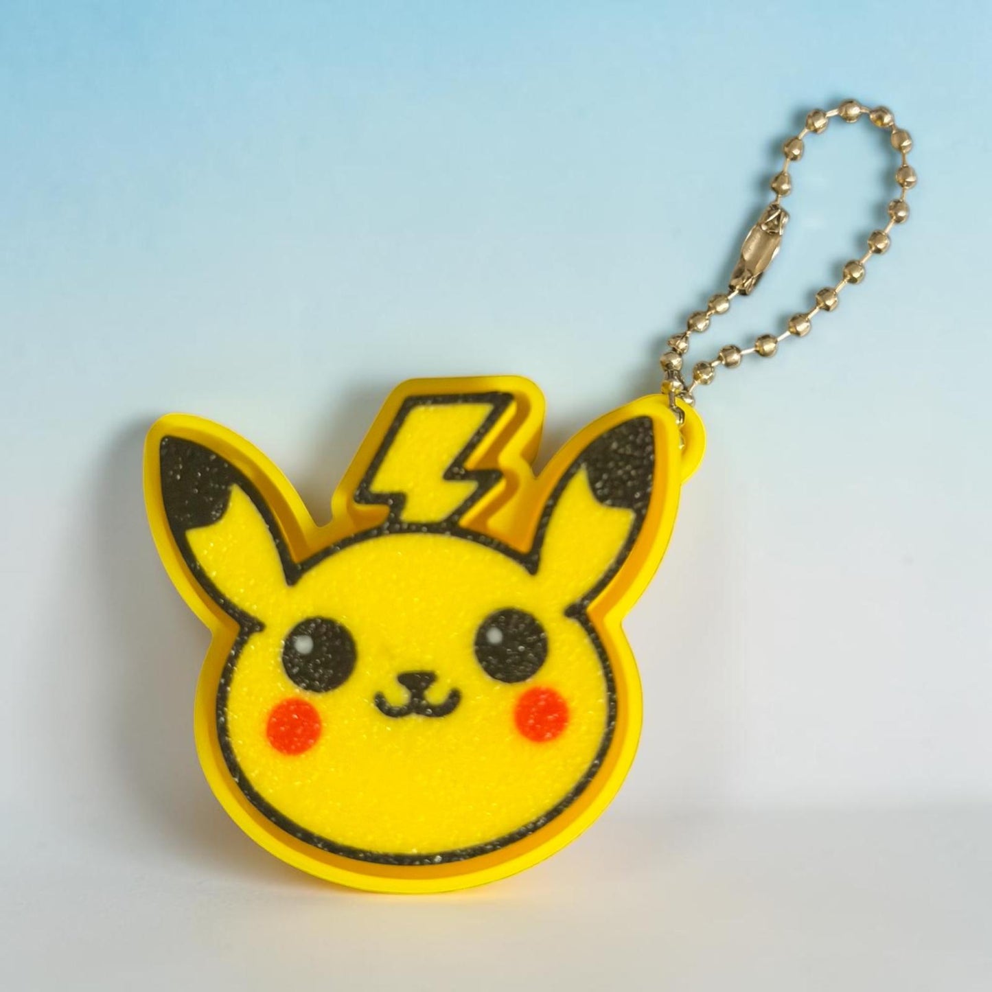 Clicker porte-clés créature électrique kawaii
Porte-clés anti-stress jaune imprimé 3D