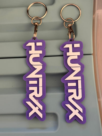 Porte-clés Hunter Inspired violet et blanc