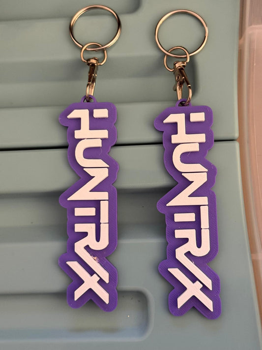 Porte-clés Hunter Inspired violet et blanc