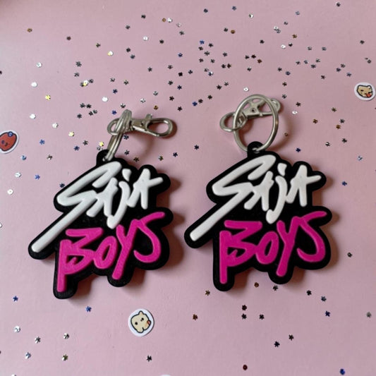 Porte-clés K-Pop inspired rose et noir