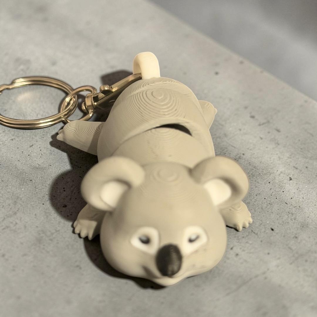 Porte clé koala articulé kawaii imprimé 3D