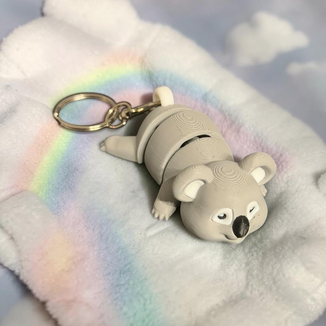 Porte clé koala articulé kawaii imprimé 3D