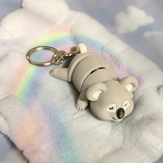 Porte clé koala articulé kawaii imprimé 3D