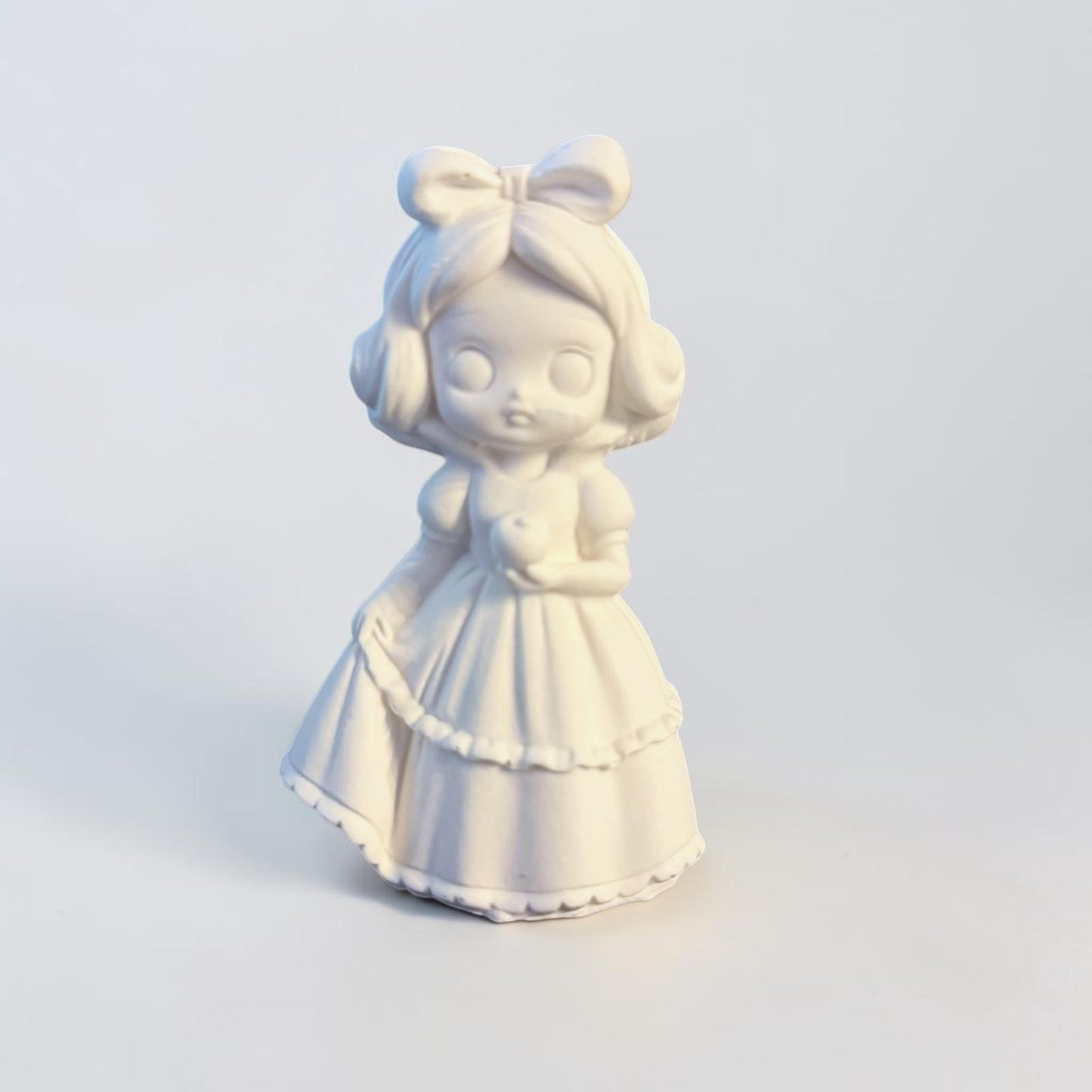 figurine Princesse kawaii vintage  à peindre jesmonite kawaii