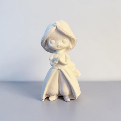 figurine Princesse Étoile d’Orient à peindre jesmonite kawaii
