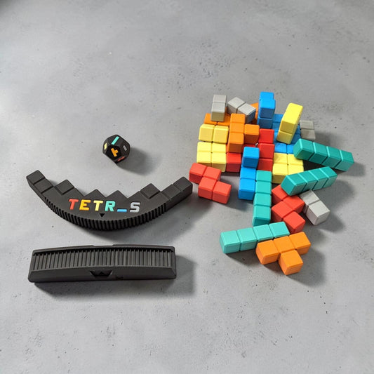 TETR_S – Jeu d’Équilibre Imprimé en 3D Epoxy Kawaii
