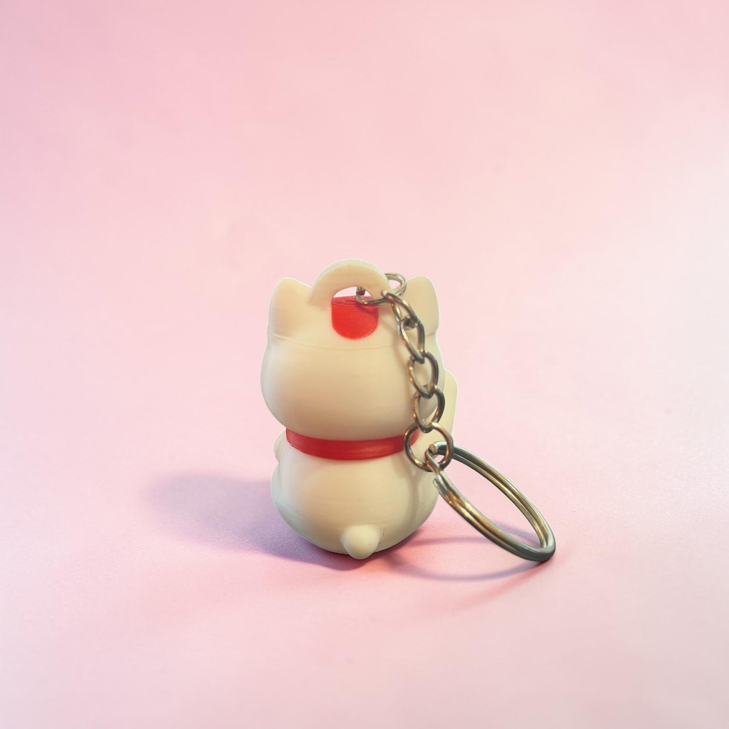 Porte-clé chat japonais Maneki Neko kawaii en PLA imprimé en 3D – porte bonheurPorte-clé chat japonais Maneki Neko kawaii en PLA imprimé en 3D – porte bonheur