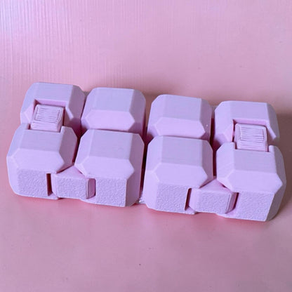 Cube infini anti-stress en impression 3D personnalisable en couleur, objet sensoriel articulé à manipuler