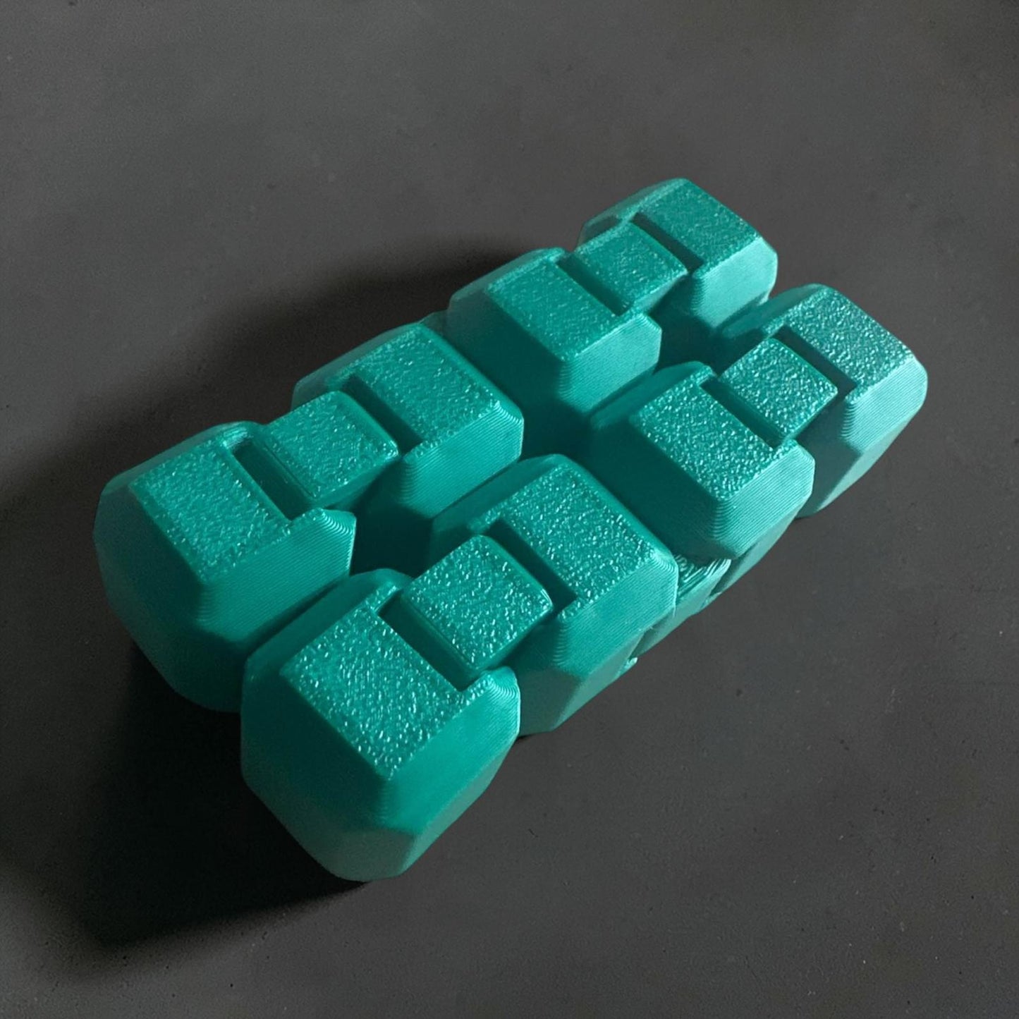 Cube infini anti-stress en impression 3D personnalisable en couleur, objet sensoriel articulé à manipuler