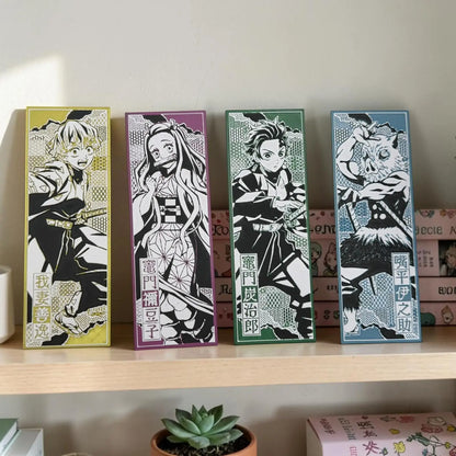 Marque-page Guerriers Anime en impression 3D – Collection 4 personnages