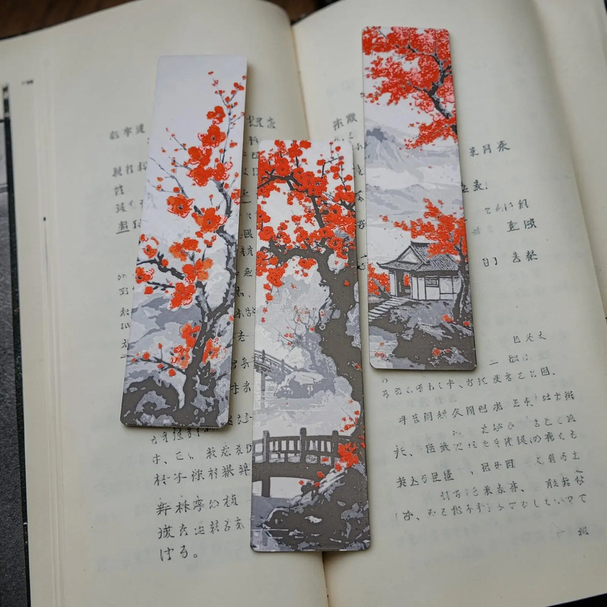 Marque-page Paysage Japonais – Modèles au Choix Epoxy Kawaii