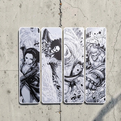 Marque-pages manga style pirate en impression 3D, plusieurs personnages au choix