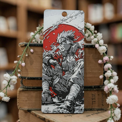 Marque-page manga noir rouge geek