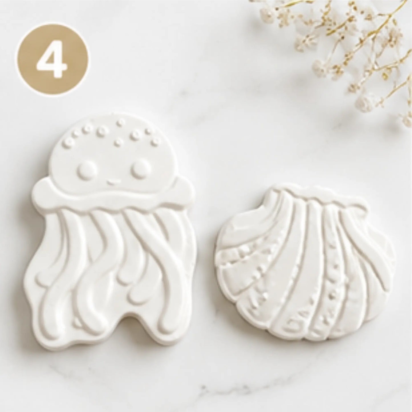 pack créatif pieuvre coquillage décoration à peindre activité manuelle enfant mer