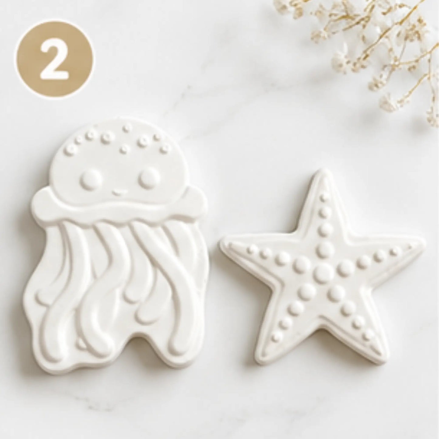 pack créatif pieuvre étoile de mer à peindre activité créative enfant figurines mer DIY