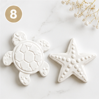 pack créatif tortue étoile de mer activité créative enfant figurines à peindre