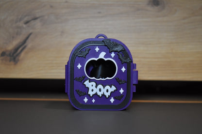 Boîte Pocket Pals chauve-souris Halloween motif BOO