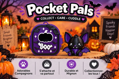 Pocket Pals chauve-souris kawaii Halloween visuel collection