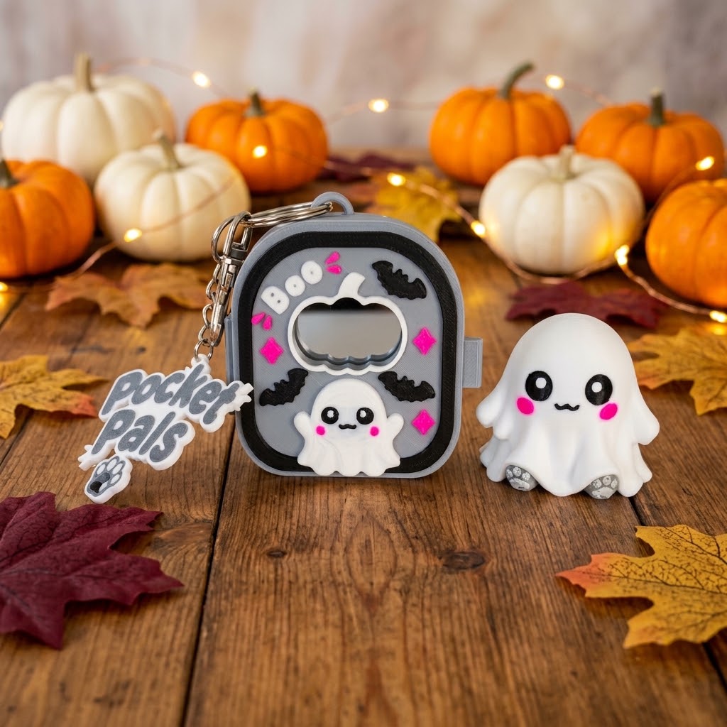 Pocket Pals fantôme et maison hantée en décoration Halloween