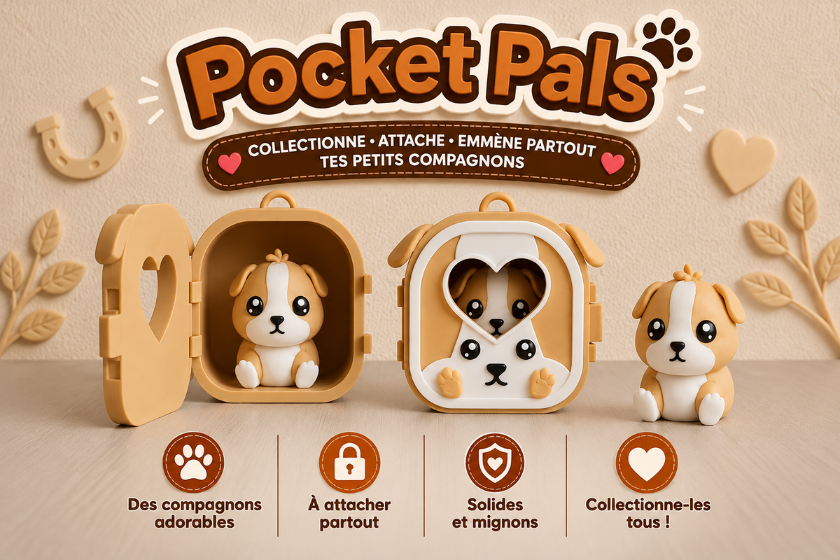 Pocket Pals Hamster Epoxy Kawaii - figurine 3D kawaii et mini maison beige