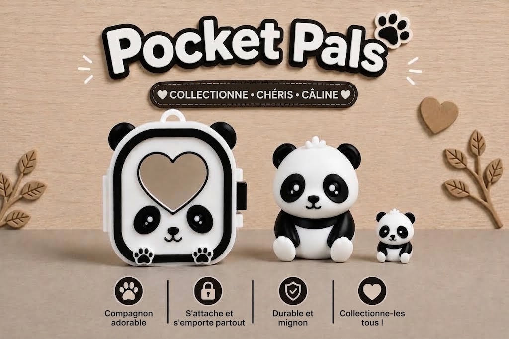 Visuel présentation Pocket Pals Panda