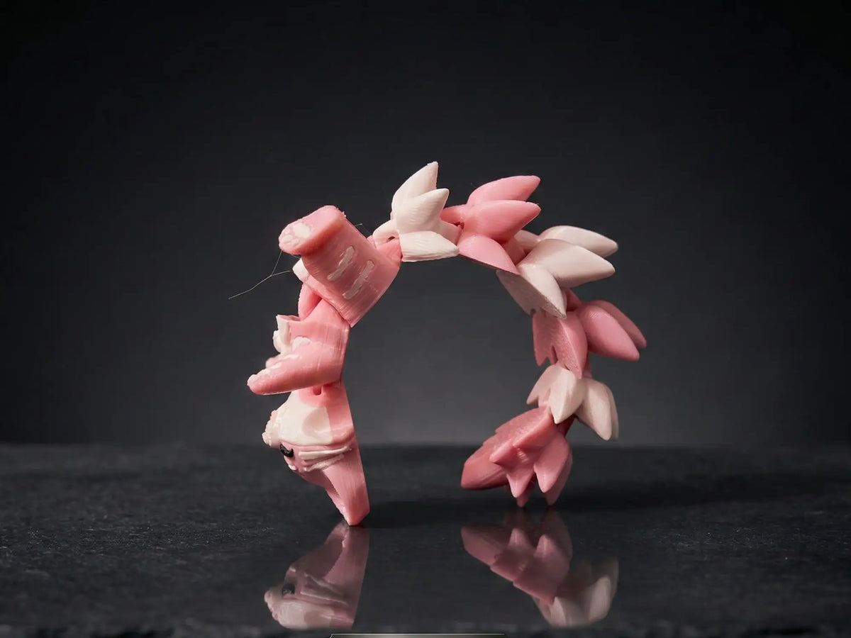 Porte-clé Chat articulé 3D – Chaton Kawaii Fluffy Tail Epoxy Kawaii