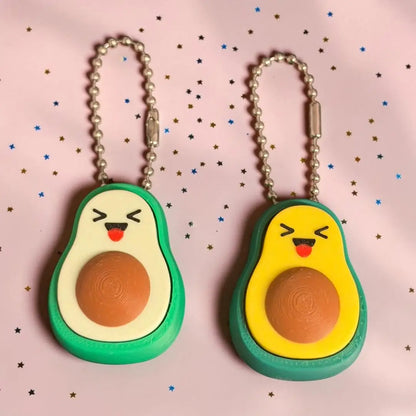 Porte-clé Clicker Avocat Kawaii – Anti Stress Fidget Epoxy Kawaii