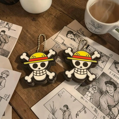 Porte-clé clicker pirate manga imprimé 3D