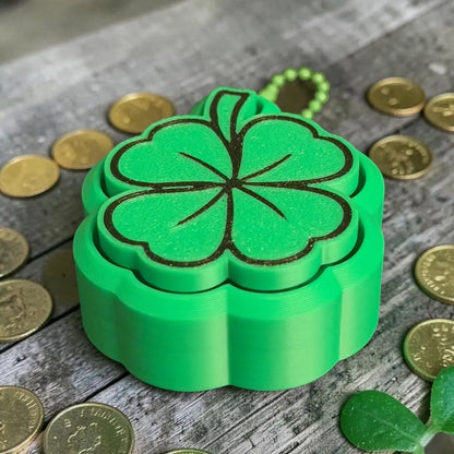 Porte clé clicker trèfle porte bonheur imprimé 3D
