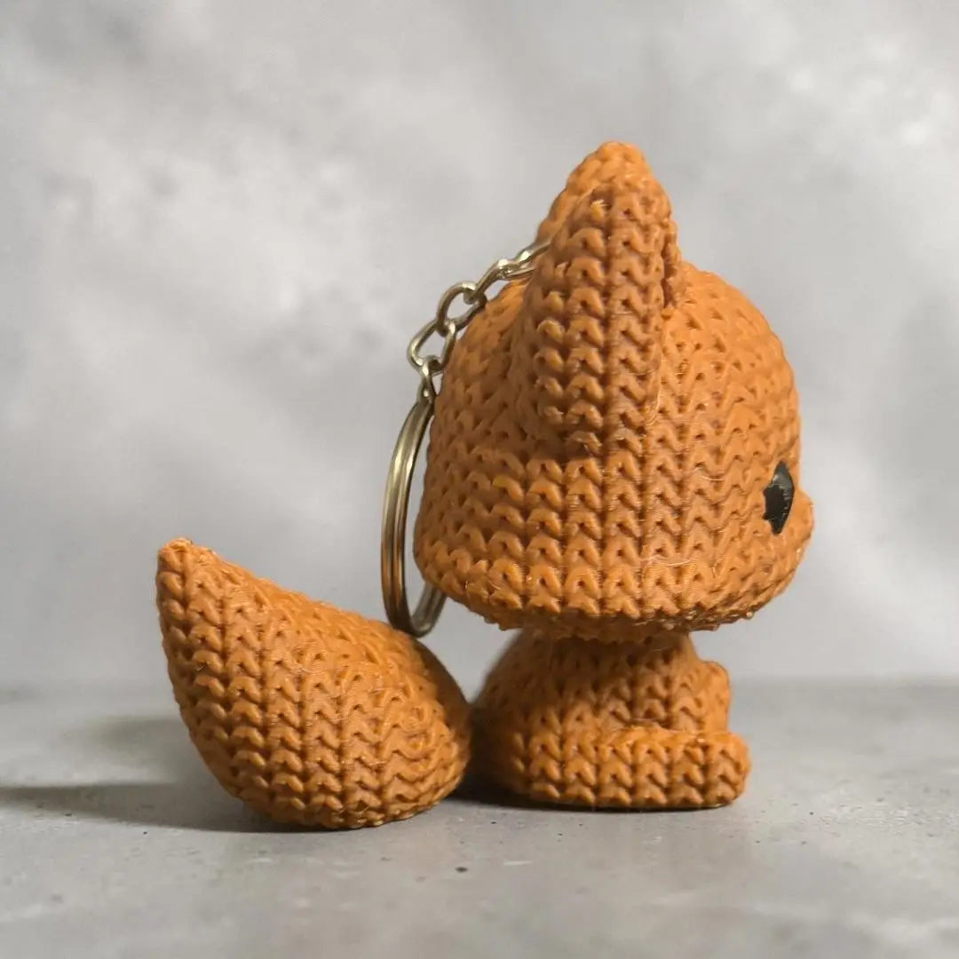 Porte clé renard imprimé 3D artisanat
