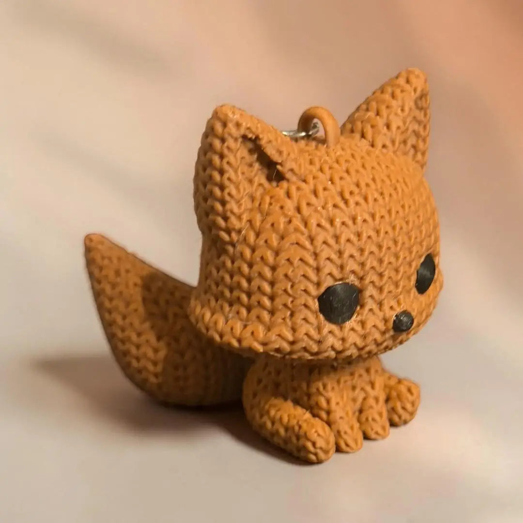 Accessoire kawaii renard style laine