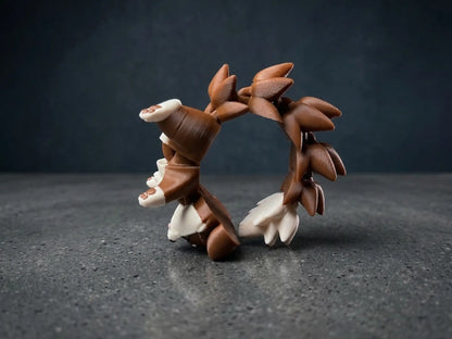 Petit chien articulé Flexi en rond