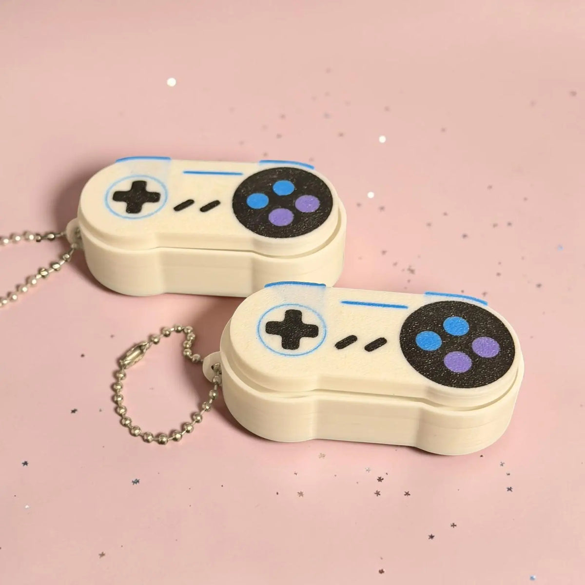 Porte-clés Clicker Anti-Stress Manette Gaming Rétro – vue 3