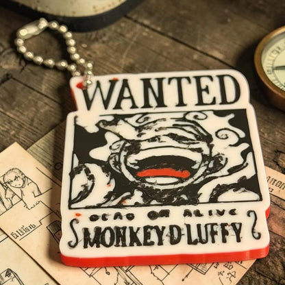 Porte-clés wanted style anime pirate