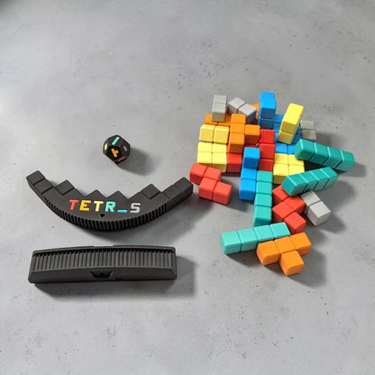 TETR_S – Jeu d’Équilibre Imprimé en 3D – création artisanale faite main